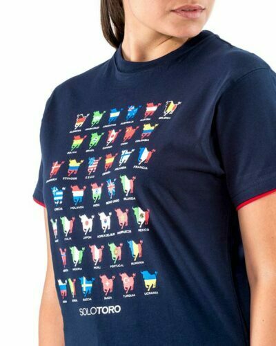 Camiseta mujer SoloToro Países