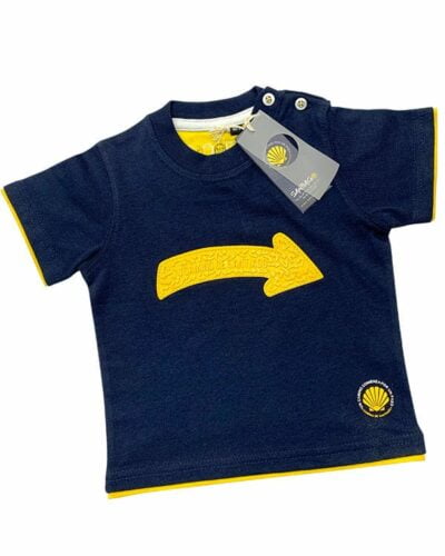 Camiseta bebe Camino de Santiago Flecha