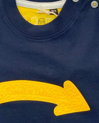 Camiseta bebe Camino de Santiago Flecha