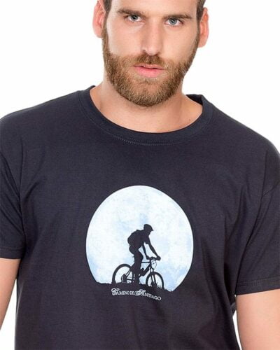 Camiseta hombre Camino de Santiago Bici
