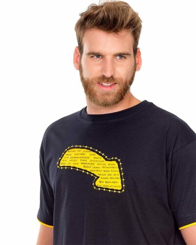 Camiseta hombre Camino de Santiago Flecha Pueblos