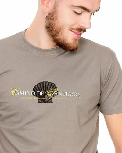 Camiseta hombre Camino de Santiago Concha Peregrino