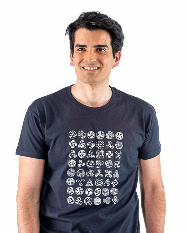 Camiseta hombre Étnica Trisqueles - Imagen 2