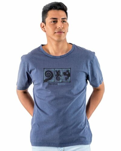 Camiseta hombre Naturalmente 3 Lagartos