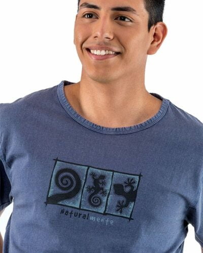 Camiseta hombre Naturalmente 3 Lagartos