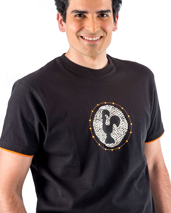 Camiseta hombre Portugal Gallo Barcelos Retal - Imagen 2