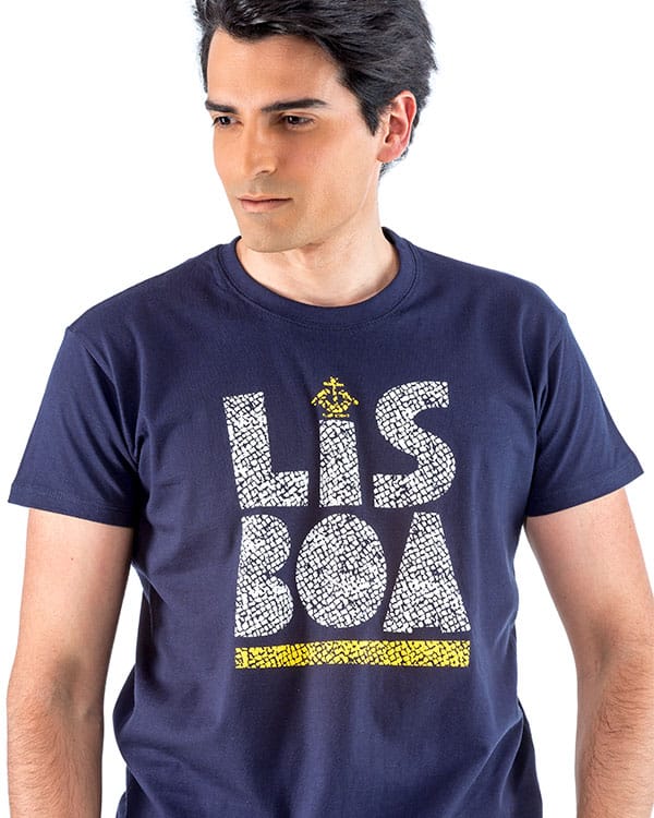 Camiseta hombre Portugal Lisboa Calzada - Imagen 2