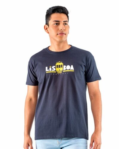 Camiseta hombre Portugal Lisboa Tranvía