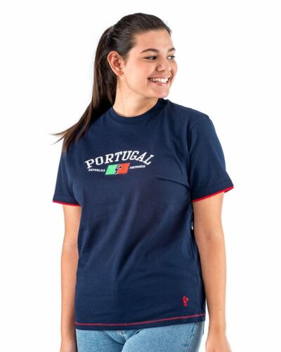 Camiseta mujer Portugal Bandera Portuguesa