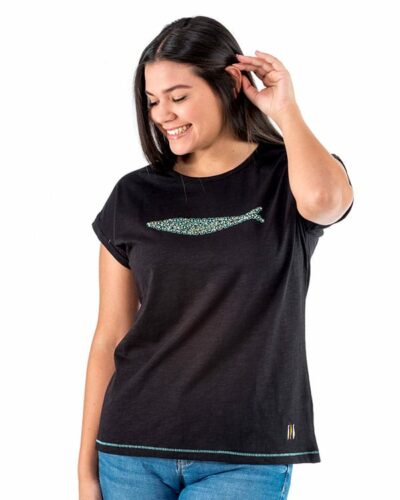 Camiseta mujer Portugal Sardina Cuentas