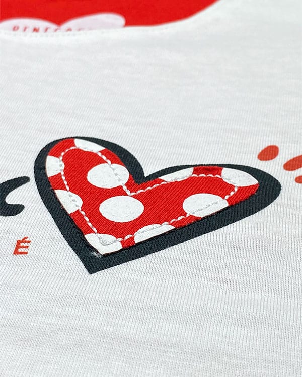 Camiseta niña Flamenco Corazón - Imagen 3