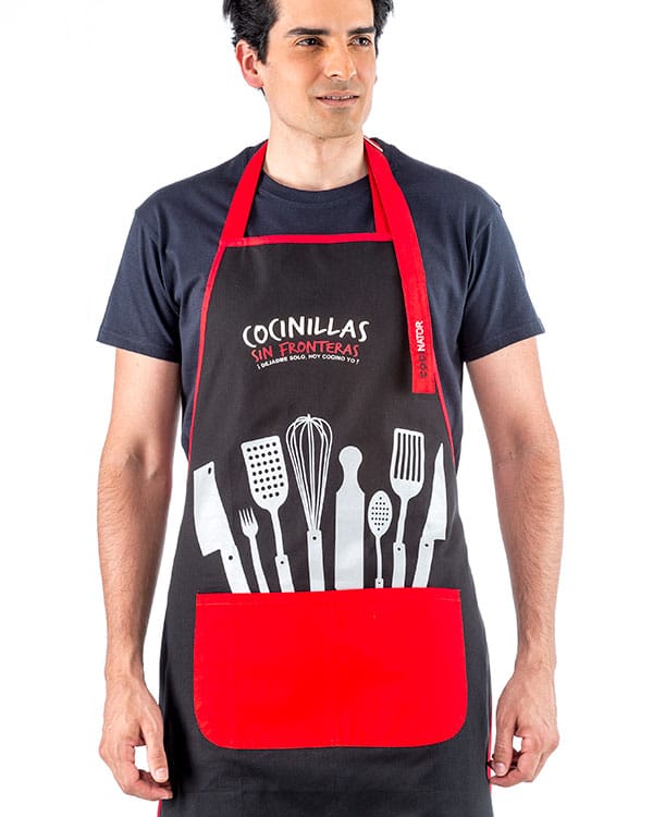 Delantal unisex Cocinillas Sin Fronteras - Imagen 2