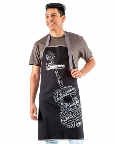 Delantal unisex Flamenco Guitarra Flamenca