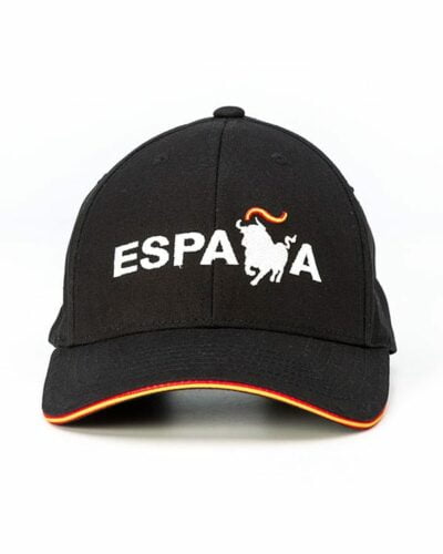 Gorra adulto SoloToro España bordada negra