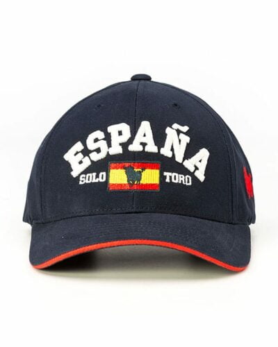 Gorra adulto SoloToro España bordada azul