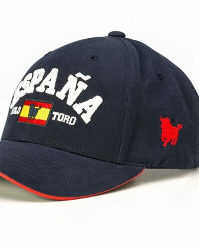 Gorra adulto SoloToro España bordada azul