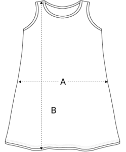 Guía de tallas-Vestidos para niñas