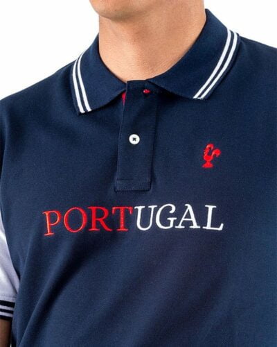 Polo hombre Portugal Bordado