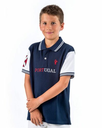 Polo niño Portugal Bordado