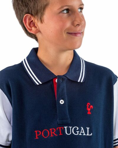 Polo niño Portugal Bordado