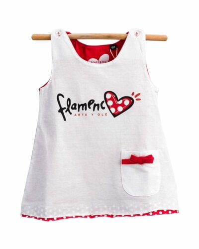 Vestido bebé Flamenco Corazón