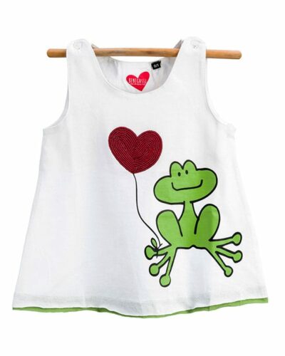 Vestido bebé Naturalmente Corazón Lentejuelas