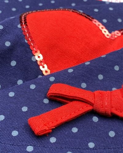 Vestido bebé Flamenco Lunares Corazón