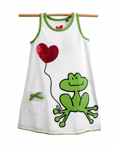 Vestido niña Naturalmente Corazón Lentejuelas