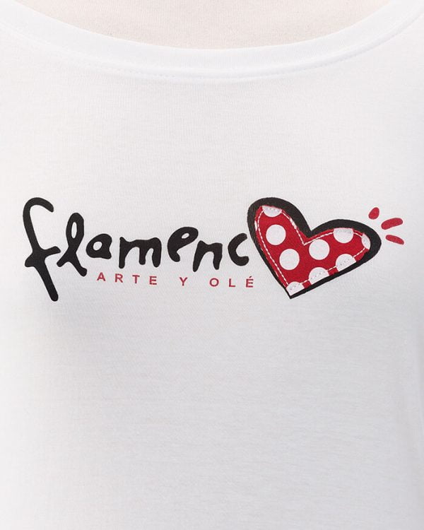 Camiseta mujer Flamenco Corazón - Imagen 3