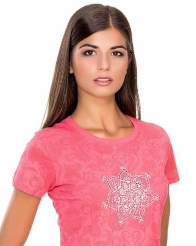 Camiseta mujer Étnica Cachemir