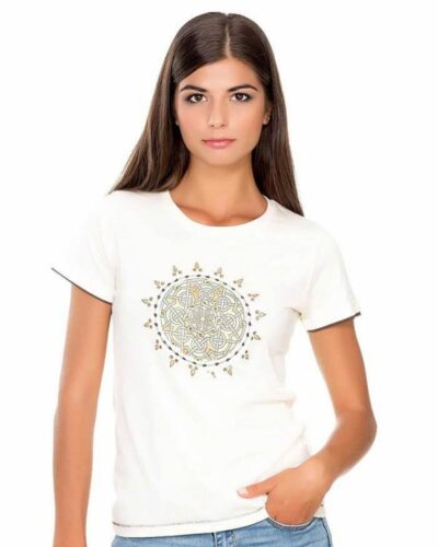 Camiseta mujer Étnica Entrelazado Roto