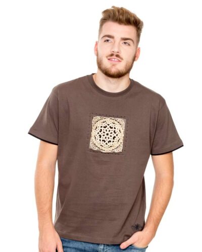 Camiseta hombre Étnica Entrelazado Roto