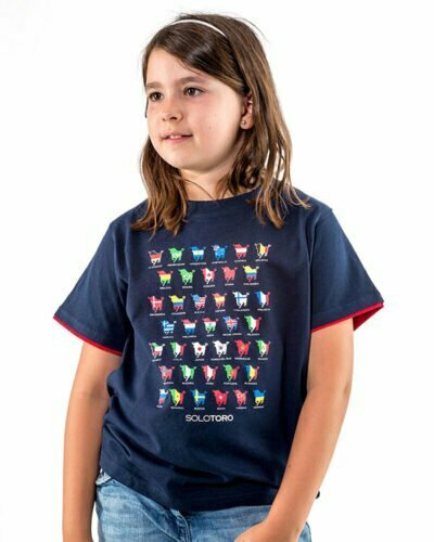Camiseta niña SoloToro Países