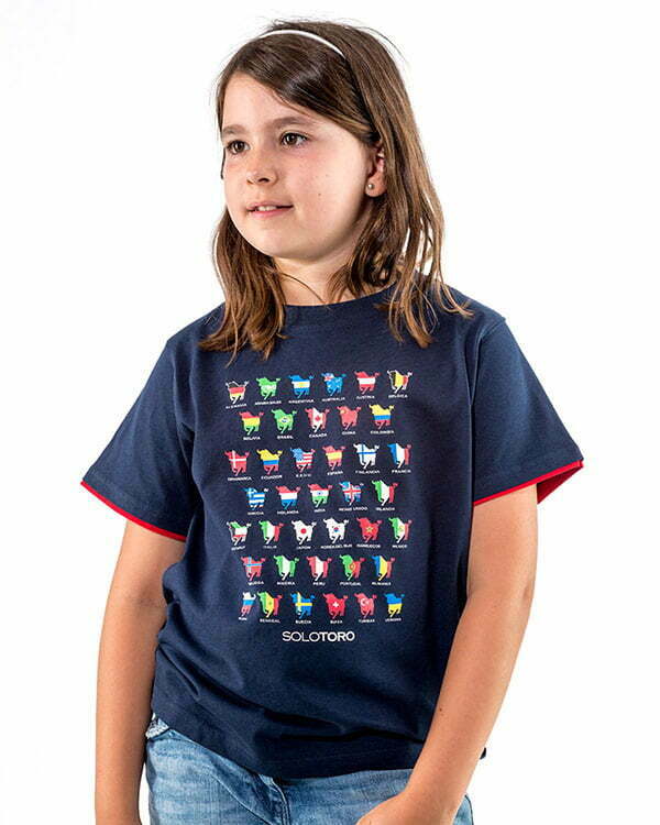 Camiseta niña SoloToro Países
