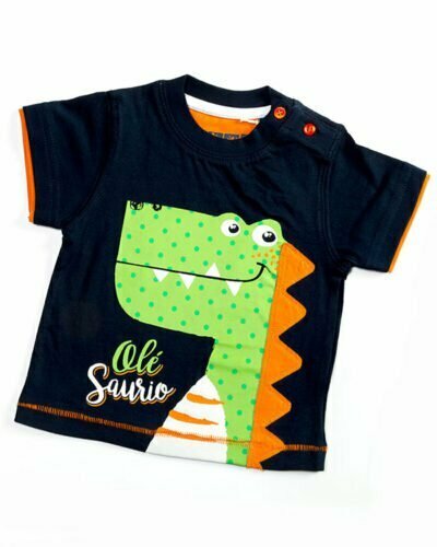 Camiseta bebé Naturalmente Olé Saurio