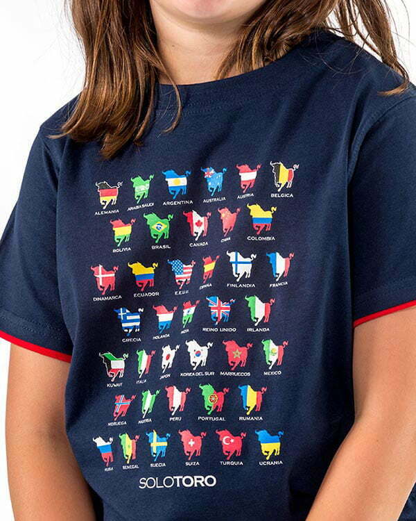 Camiseta niña SoloToro Países - Imagen 2
