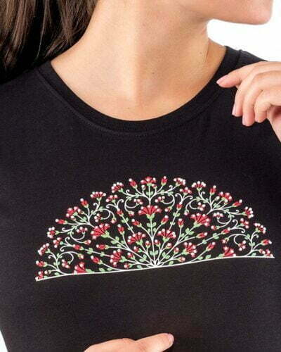Camiseta mujer Flamenco Abanico
