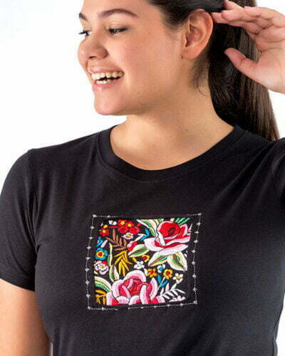Camiseta mujer Flamenco Mantón Manila