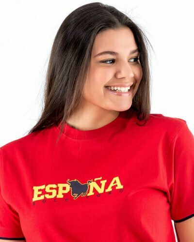 Camiseta mujer SoloToro España roja
