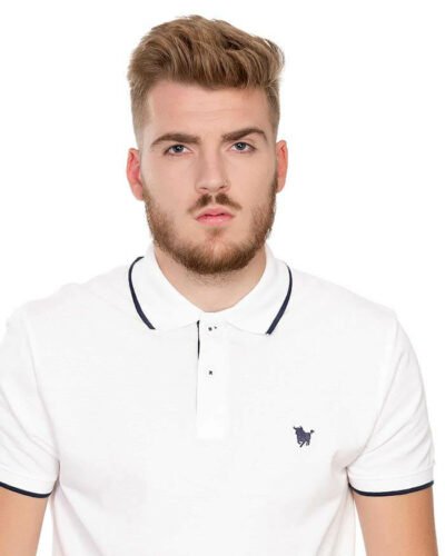 Polo hombre SoloToro Clásico blanco